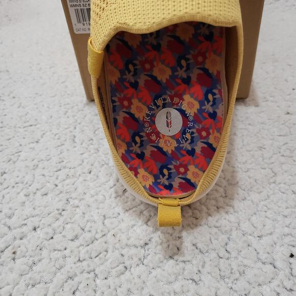 NEW REVITALIGN Women's Stella Slide Mule, Yellow Ochre SIZE 6 Wide - Picture 6 of 7